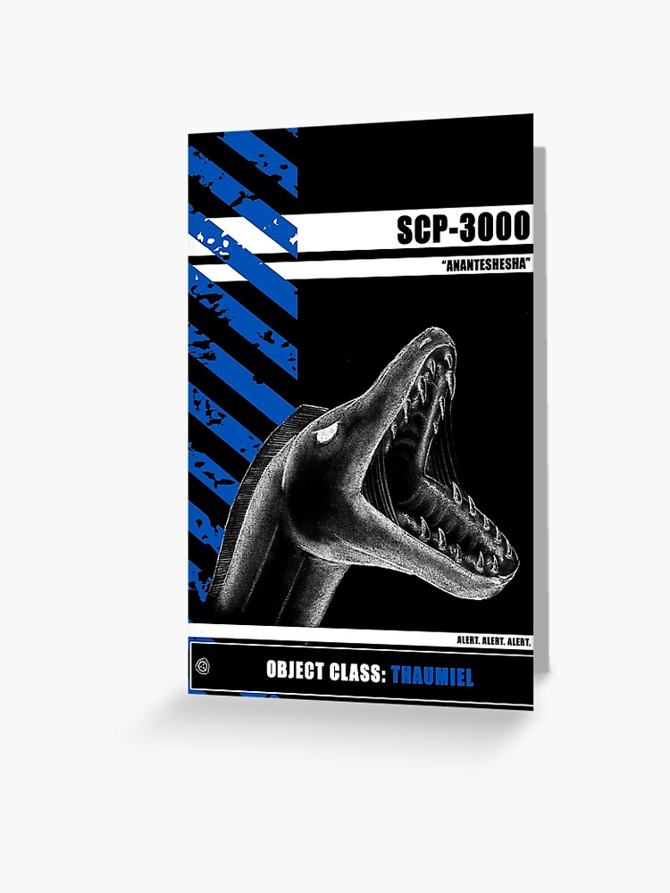 SCP-3000 Ananteshesha Greeting Card for Sale by opalskystudio