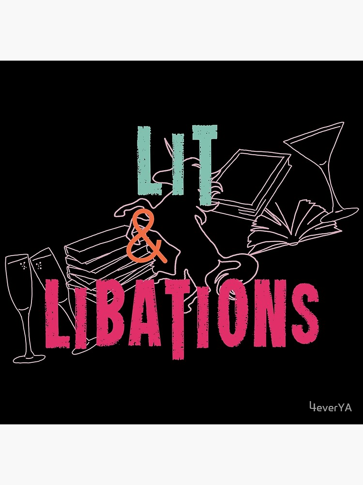 Thumbnail 2 of 2, Tote Bag, Lit & Libations designed and sold by 4everYA.