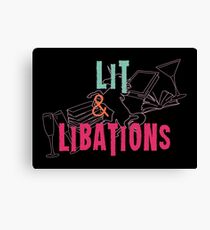 Lit & Libations Canvas Print