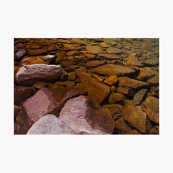 Item preview, Cold Sierra Lake shore designed and sold by David Galson.