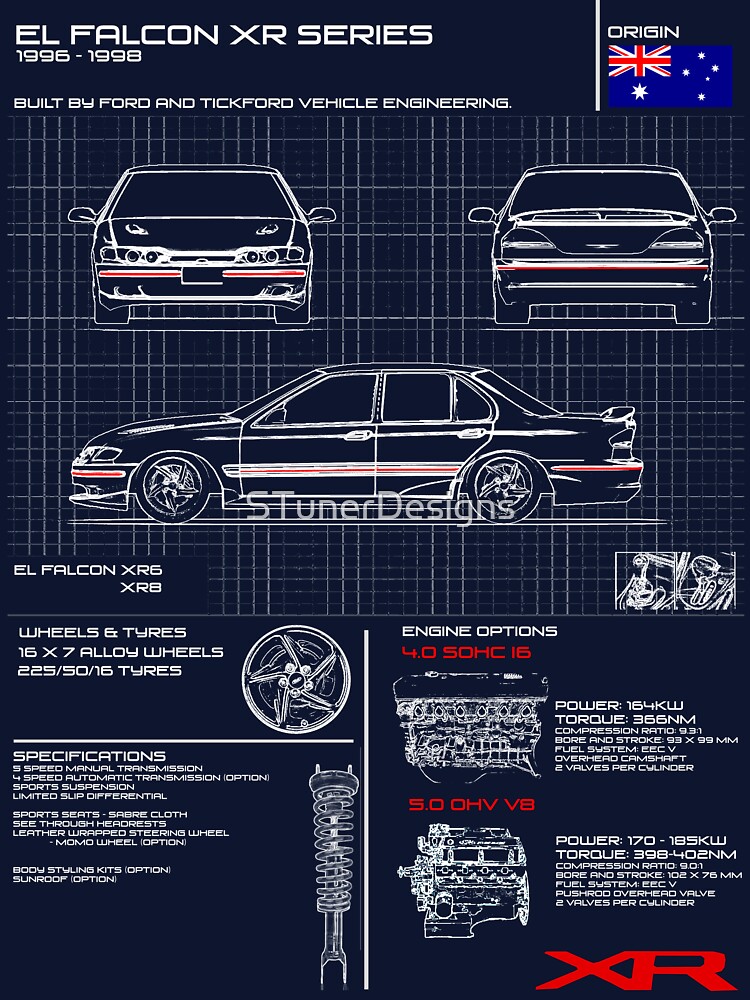 Thumbnail 7 of 7, Classic T-Shirt, EL XR Infographic designed and sold by STunerDesigns.