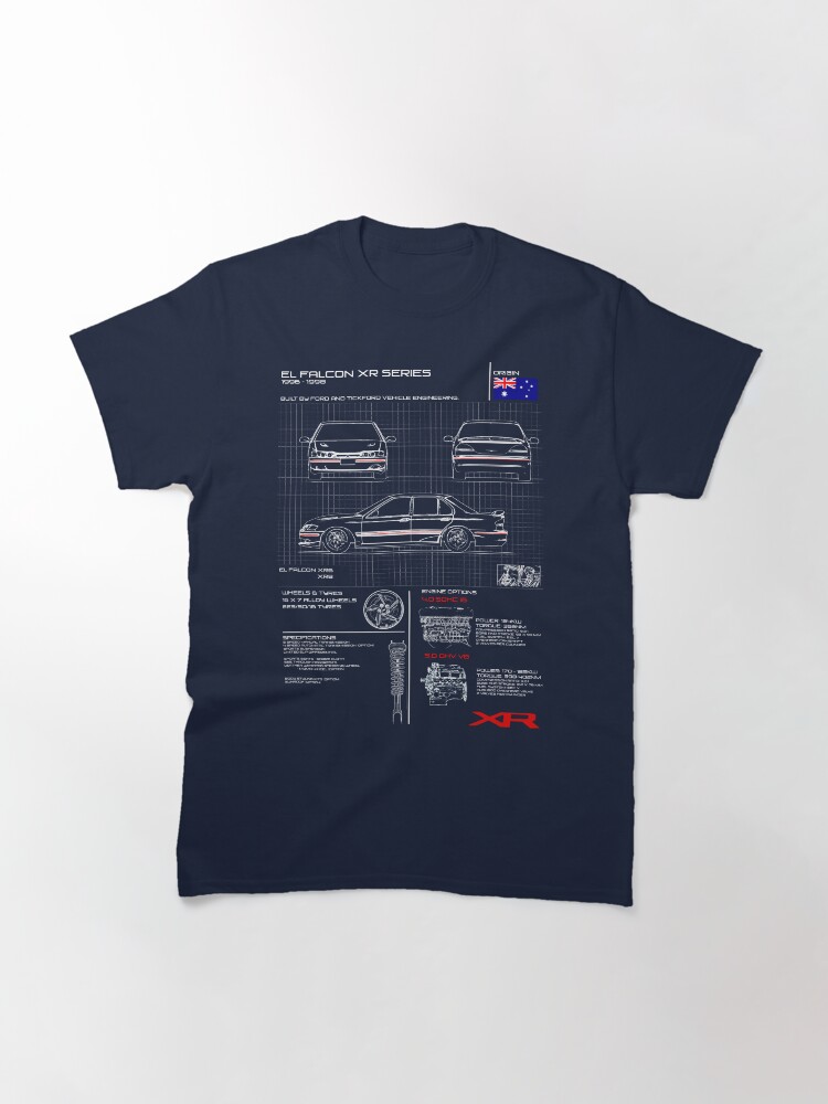 Thumbnail 3 of 7, Classic T-Shirt, EL XR Infographic designed and sold by STunerDesigns.