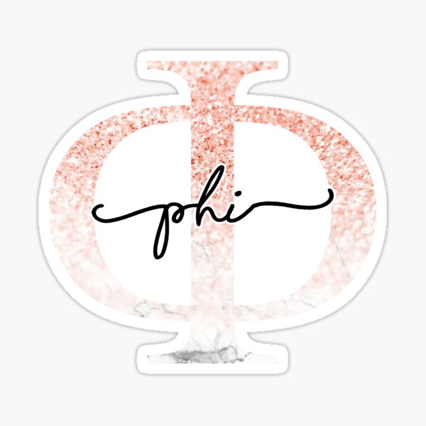 Phi sticker Sticker