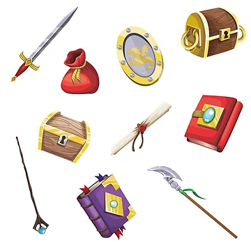 Artwork thumbnail, Fantasy Items Pattern by WickedWizard