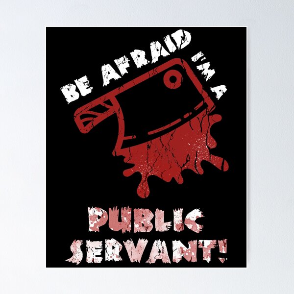 Item preview, Funny Public Servant Halloween Design designed and sold by Rivall.