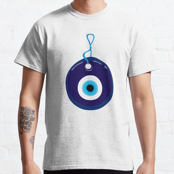 Blue Evil Eye Bead Classic T-Shirt