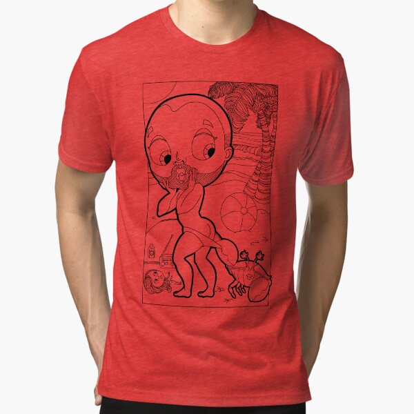 Bicky Transparent Tri-blend T-Shirt