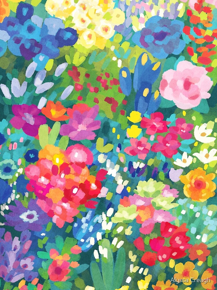 Aperçu 5 sur 5. T-shirt graphique avec l'œuvre Fleurs ... pour le printemps créée et vendue par alyssakorea.