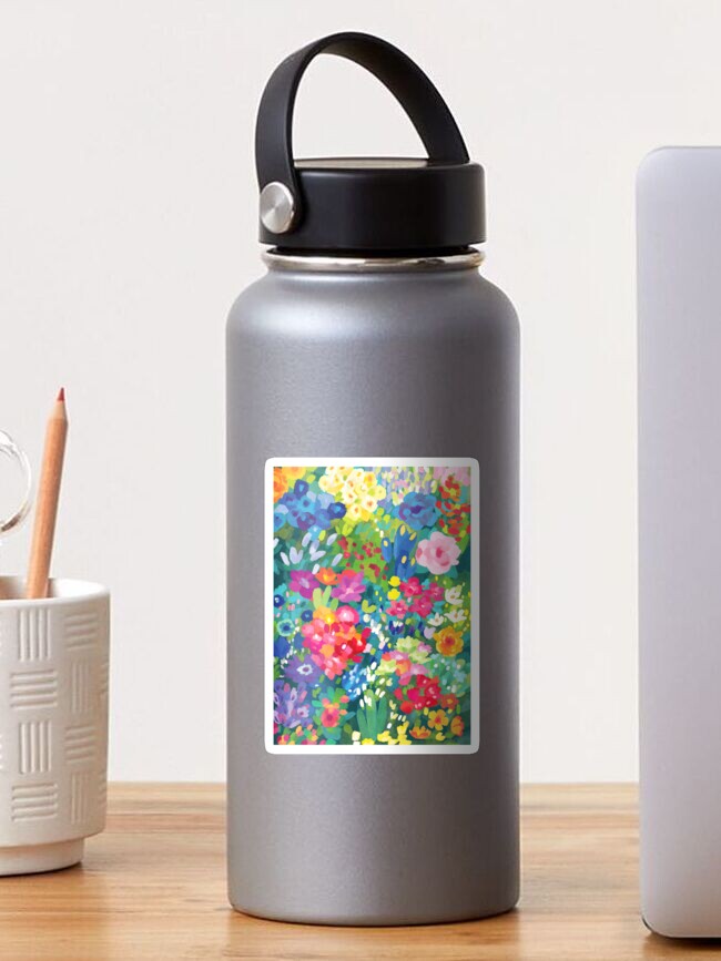 Aperçu 1 sur 3. Sticker avec l'œuvre Fleurs ... pour le printemps créée et vendue par alyssakorea.