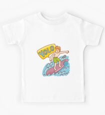 YOLO by AussiEmoji Kids Tee