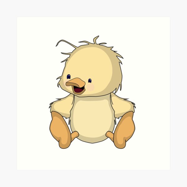 Darling Duckling Art Print