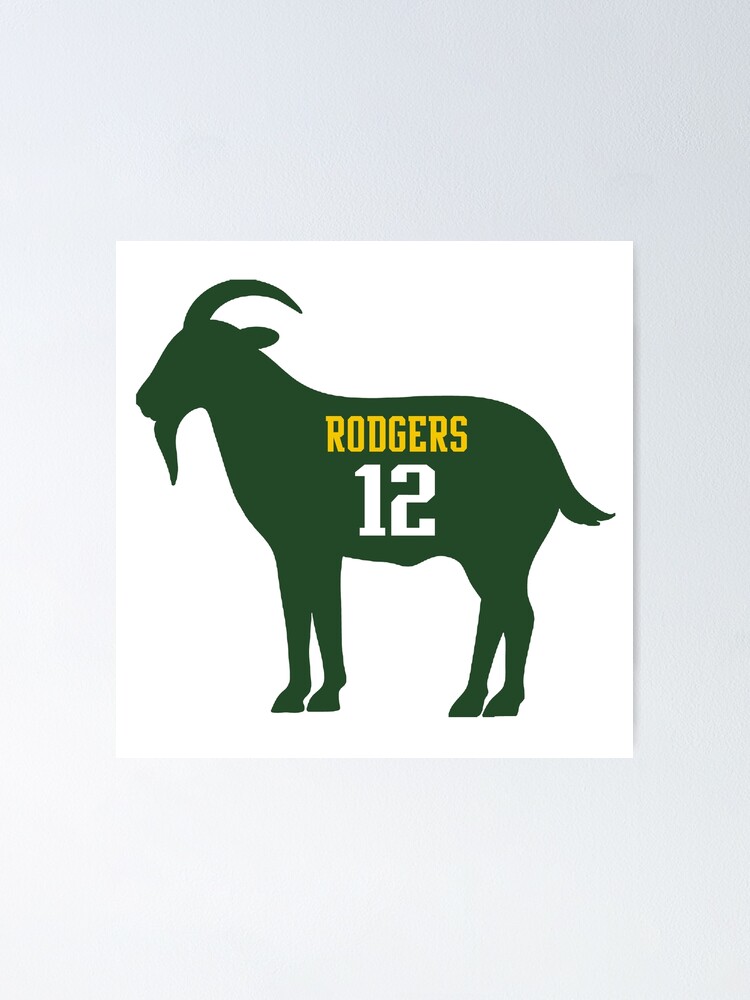 Aaron Rodgers Goat Poster For Sale By Hoosier Redbubble