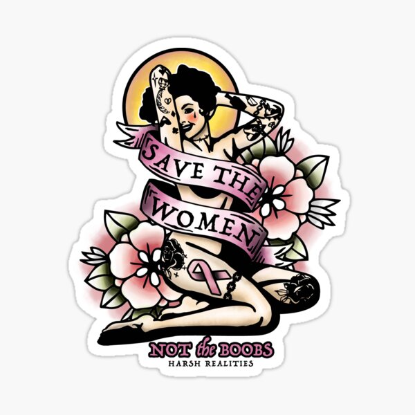 Boobs - Breast Cancer Awareness Sticker for Sale by