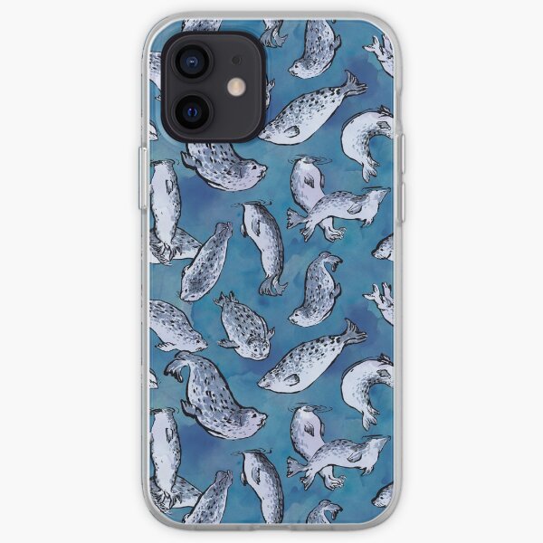 Harbor Seal Pattern iPhone Soft Case