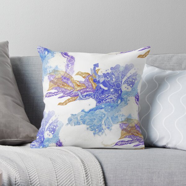 Carrickalinga Waves Throw Pillow