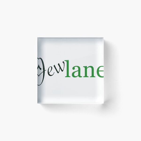 Tulane Jewish Acrylic Block
