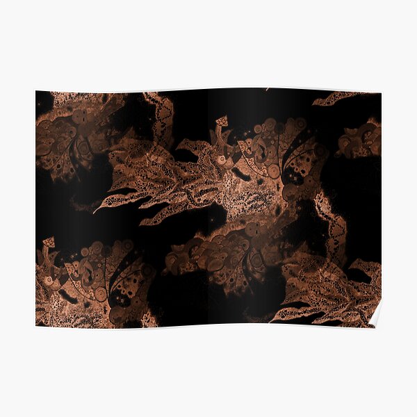 Carrickalinga Waves Copper Poster