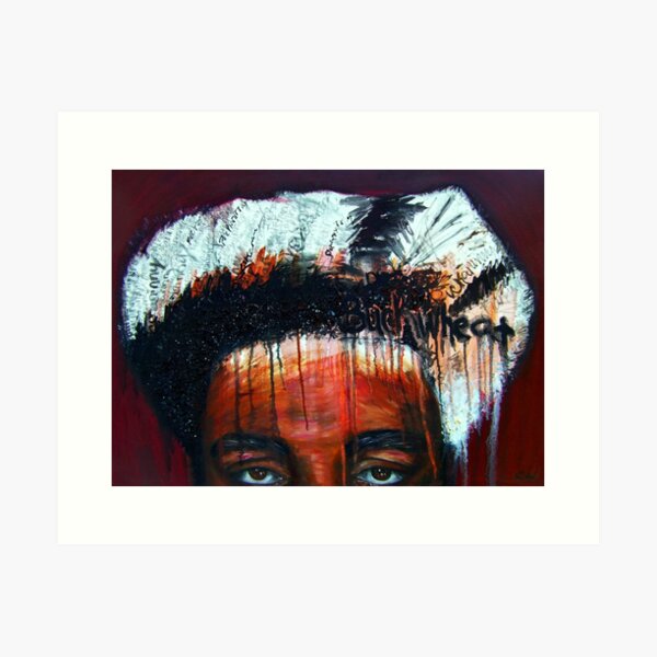 Excuse Me! Buckwheat has not been recovered by black people as a positive representation of their reality - Crown and Glory Series Art Print