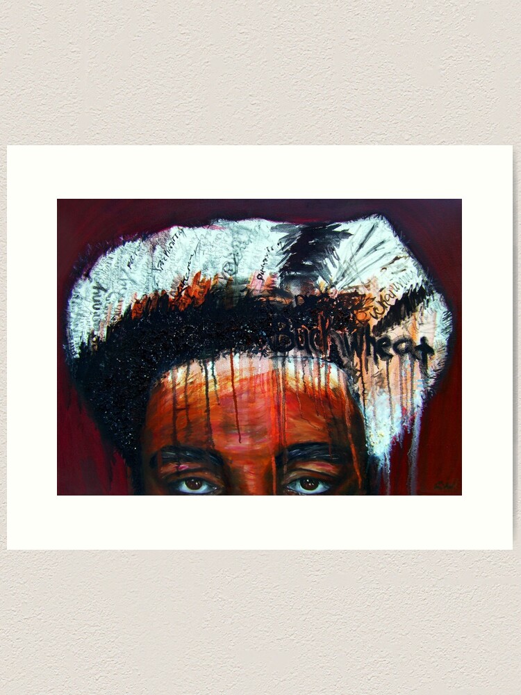 Thumbnail 1 of 3, Art Print, Excuse Me! Buckwheat has not been recovered by black people as a positive representation of their reality - Crown and Glory Series designed and sold by AngieRedmondArt.