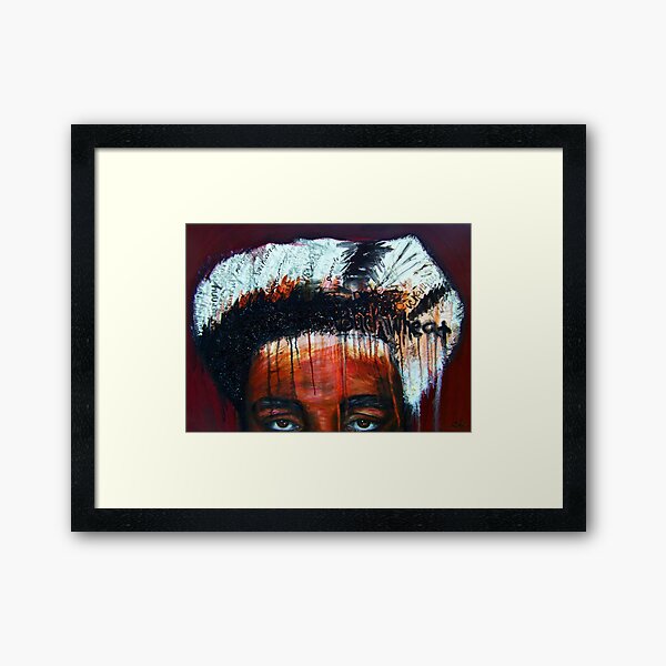 Excuse Me! Buckwheat has not been recovered by black people as a positive representation of their reality - Crown and Glory Series Framed Art Print