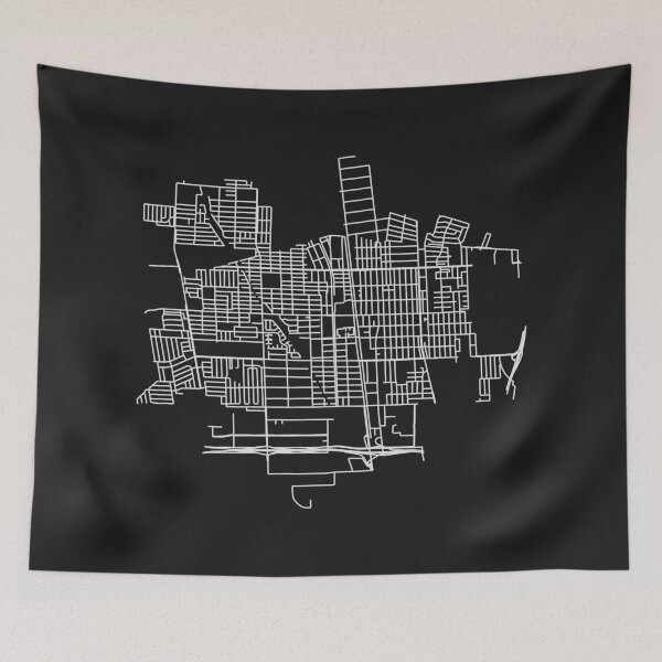Item preview, Compton, California, USA Street Network Map Graphic designed and sold by ramiro.