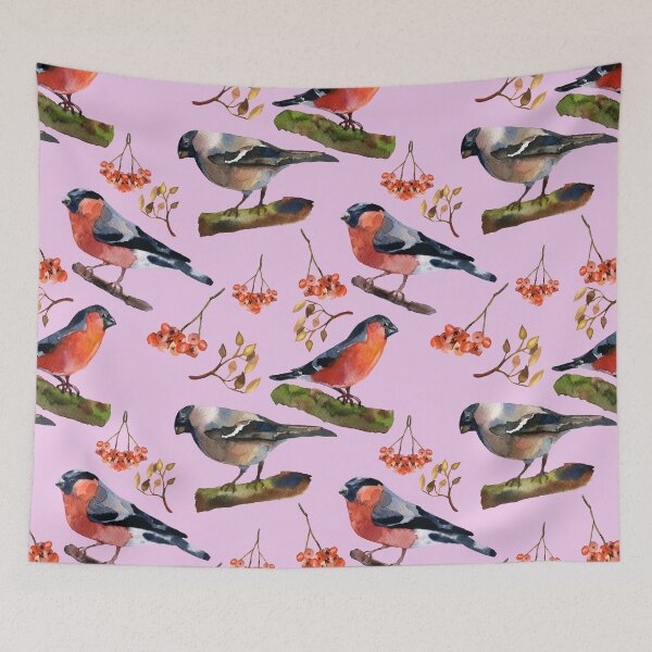 Item preview, Bullfinches designed and sold by Irina Reznikova.
