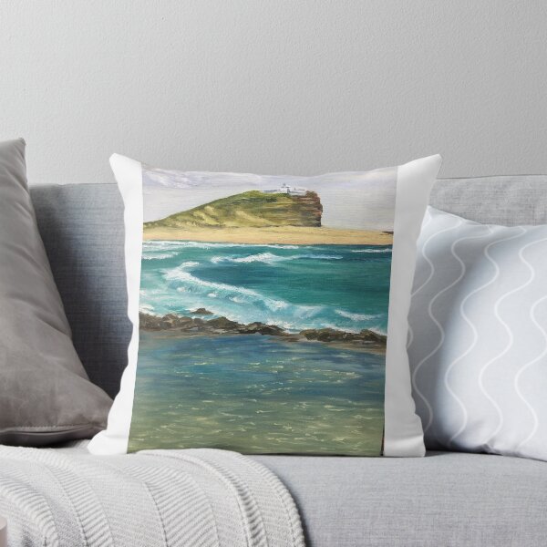Waving Throw Pillow