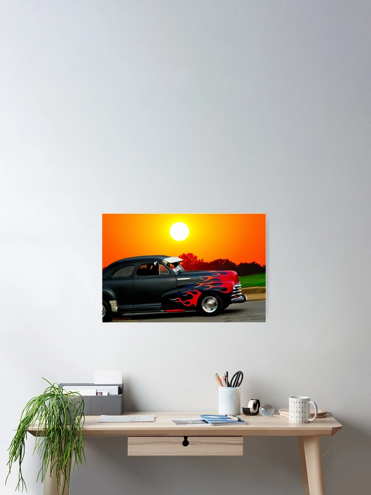 Thumbnail 2 of 3, Poster, Sunset Ride designed and sold by michaelasamples.