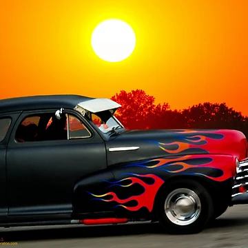 Artwork thumbnail, Sunset Ride by michaelasamples