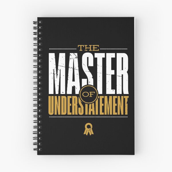 Item preview, Master Of Understatement -Gold designed and sold by BlueRockDesigns.