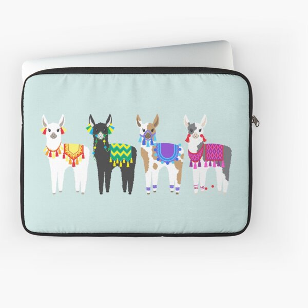 Cute Peruvian Llamas Laptop Sleeve