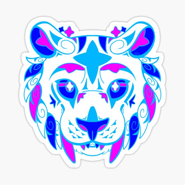 Galaxy Cats - North Star (White Tiger Variant) Sticker