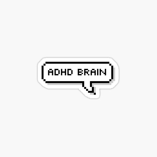 Cerveau TDAH Sticker