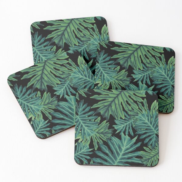 Item preview, Philo Hope - Tropical Jungle Night Leaves Pattern #1 #tropical #decor #art designed and sold by Anita's & Bella's Art.