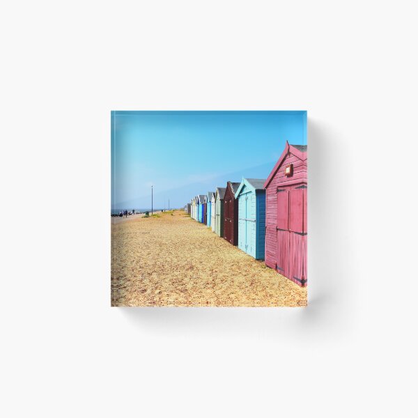 Item preview, Colourful Beachhut on Suffolk Coast designed and sold by GogoMojito.