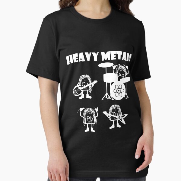 Item preview, Heavy metals rock, chemistry, physics - periodic table of elements designed and sold by Garaunt - The bavarian brute.