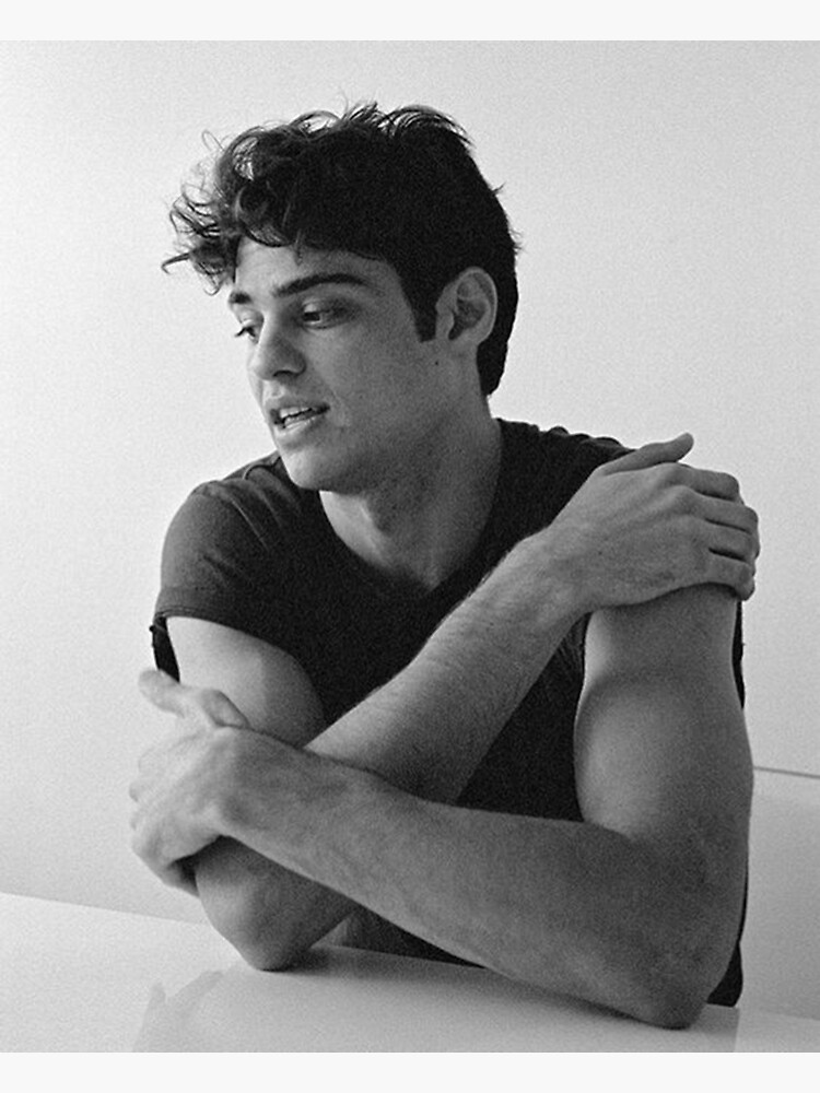 "Noah Centineo B&W" Sticker By Rainyhearts | Redbubble