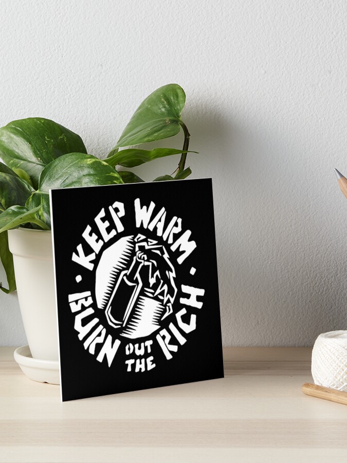 Keep warm funny | Art Board Print