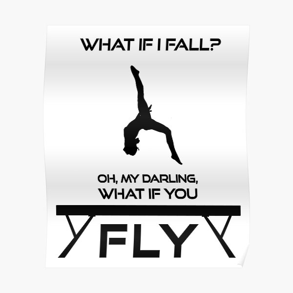 What If I Fall Posters Redbubble