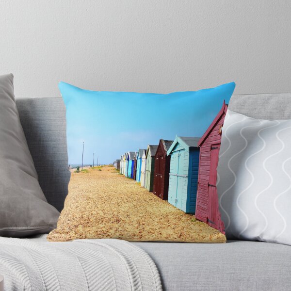 Item preview, Colourful Beachhut on Suffolk Coast designed and sold by GogoMojito.