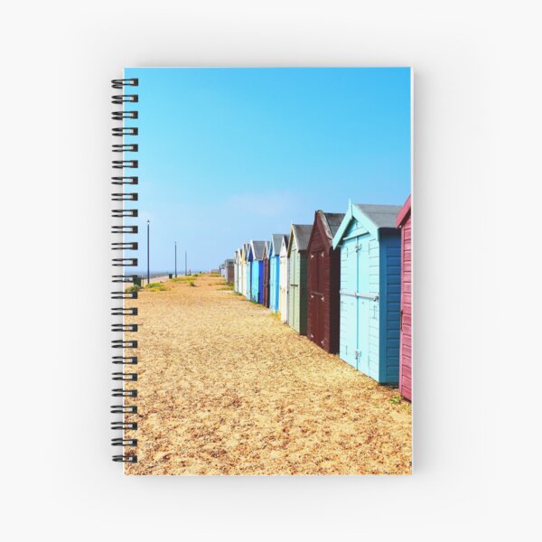 Item preview, Colourful Beachhut on Suffolk Coast designed and sold by GogoMojito.