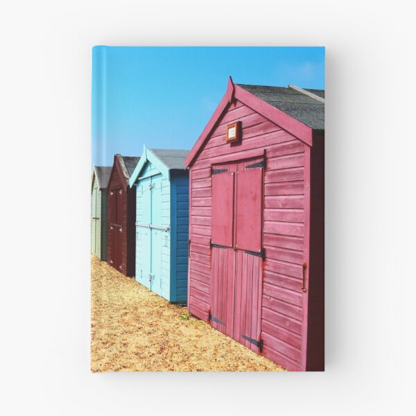 Item preview, Colourful Beachhut on Suffolk Coast designed and sold by GogoMojito.
