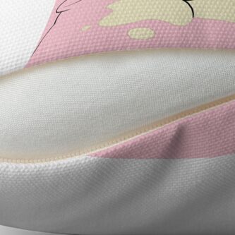 Alternate view of Waddles the Pig From Gravity Falls Throw Pillow