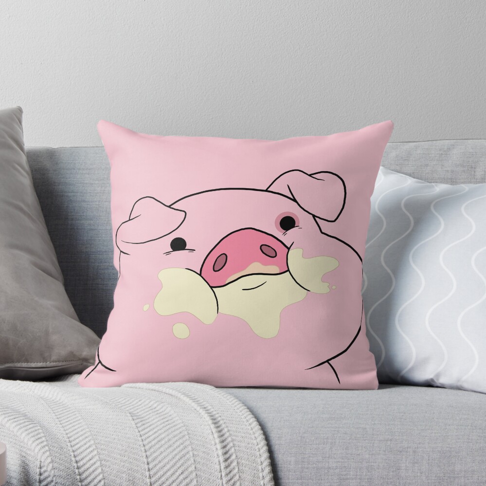 Waddles the Pig From Gravity Falls Throw Pillow