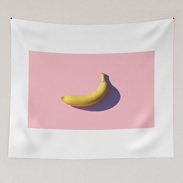 Item preview, Banana pink background designed and sold by VinyLab.