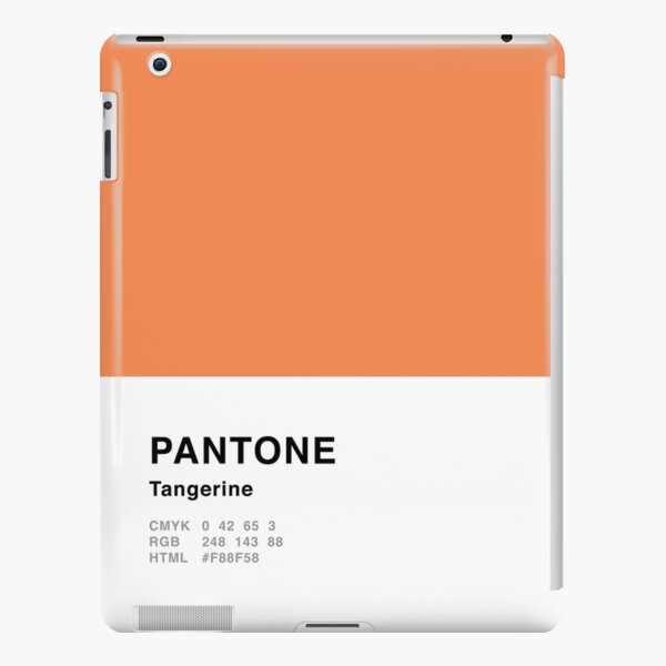 Celosia Orange Pantone Simple Design Ipad Case Skin By Mightyowldesign Redbubble