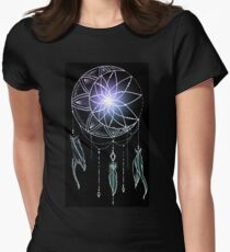 Mooncatcher - Original Dreamcatcher Mandala Women's Fitted T-Shirt