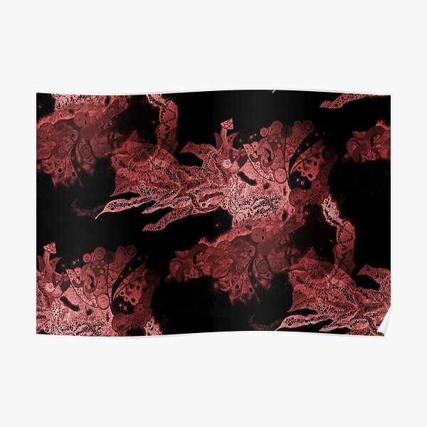 Carrickalinga Wave Red Poster