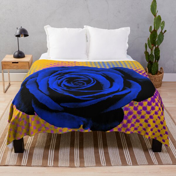 Item preview, Rose bluem orange, fucsia, pop art designed and sold by NYWA-ART.