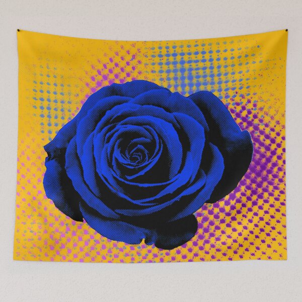 Item preview, Rose bluem orange, fucsia, pop art designed and sold by NYWA-ART.